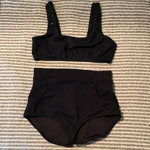 EUC Seea Black Bikini Set - washed never worn